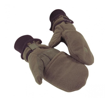 Preview: Thermofleece - Handschuhe , Jagd Fleece, Fäustling, wendbar - Größe M